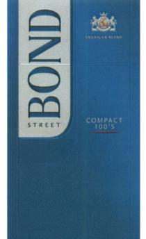 BOND STREET COMPACT 100S AMERICAN BLEND BONDSTREET 100 100S100'S