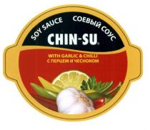 CHIN-SU SOY SAUCE СОЕВЫЙ СОУС WITH GARLIC & CHILLI С ПЕРЦЕМ И ЧЕСНОКОМ CHINSU CHIN CHINSU CHIN SUSU