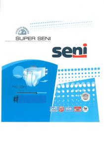 SUPER SENI FIT & DRY PREMIUM QUALITY AIR BREATHABLE ODOUR STOP EDS EXTRA DRY SYSTEM LATEX FREE FLEXI 360 DERMATOLOGICALLY TESTED SENI SUPERSENI SUPERSENI