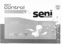 SENI CONTROL DERMATOLOGICALLY TESTED URO PROTECT AIR BREATHABLE ODOUR STOP EDS EXTRA DRY SYSTEM LATEX FREE SENI