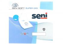 SENI SOFT PREMIUM QUALITY SUPER DRY SUPERABSORBENT DERMATOLOGICALLY TESTED AIR BREATHABLE ODOUR STOP SENI SENISOFTSENISOFT