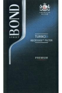 BOND STREET AMERICAN BLEND TURBO RECESSED FILTER PREMIUMPREMIUM