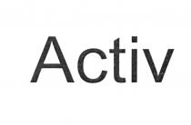 ACTIV ACTIVEACTIVE
