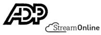 ADP STREAMONLINE STREAM ONLINE ON-LINEON-LINE