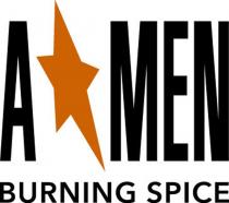 A MEN BURNING SPICE AMEN AMEN