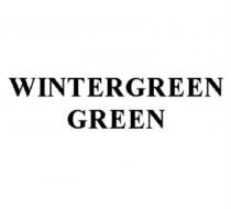 WINTERGREEN GREEN WINTERGREEN WINTERWINTER