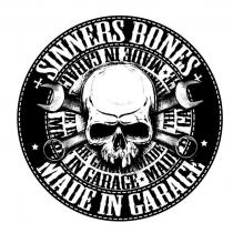 SINNERS BONES MADE IN GARAGE CXCII SINCE 2009 SINNERS SINNERSINNER