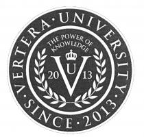 VERTERA UNIVERSITY THE POWER OF KNOWLEDGE SINCE 2013 VERTERA