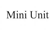 MINI UNIT MINIUNITMINIUNIT