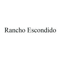 RANCHO ESCONDIDO ESCONDIDO