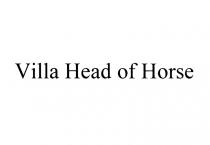 VILLA HEAD OF HORSEHORSE