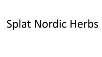 SPLAT NORDIC HERBSHERBS