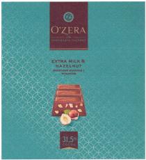 OZ OZERA THE CHOCOLATE FACTORY EXTRA MILK & HAZELNUT МОЛОЧНЫЙ ШОКОЛАД С ФУНДУКОМO'Z O'ZERA ФУНДУКОМ