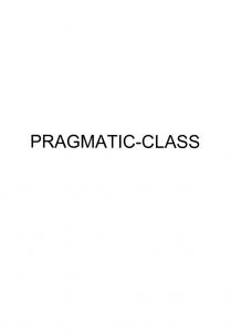 PRAGMATIC-CLASSPRAGMATIC-CLASS