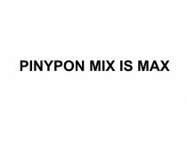 PINYPON MIX IS MAXMAX