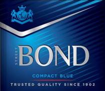BOND STREET COMPACT BLUE TRUSTED QUALITY SINCE 19021902
