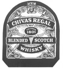 CHIVAS REGAL BLENDED SCOTCH WHISKY 1801