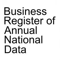 BUSINESS REGISTER OF ANNUAL NATIONAL DATADATA