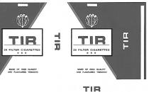 TIR FILTER CIGARETTES