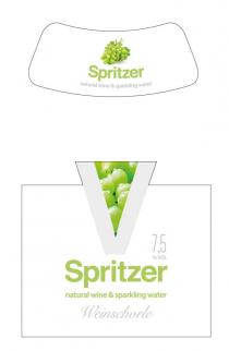 SPRITZER NATURAL WINE & SPARKLING WATER WEINSCHORLEWEINSCHORLE