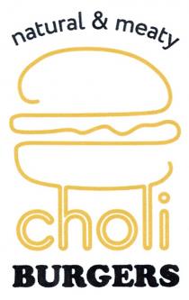 CHOLI BURGERS NATURAL & MEATYMEATY