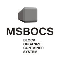 MSBOCS BLOCK ORGANIZE CONTAINER SYSTEMSYSTEM