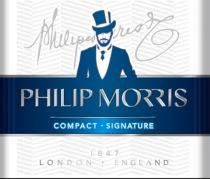 PHILIP MORRIS COMPACT SIGNATURE 1847 LONDON ENGLANDENGLAND