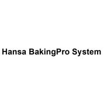 HANSA BAKINGPRO SYSTEMSYSTEM