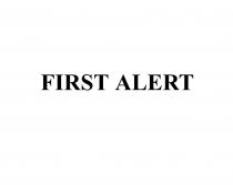 FIRST ALERTALERT