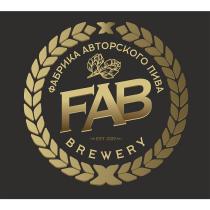 FAB ФАБРИКА АВТОРСКОГО ПИВА BREWERY EST 20192019