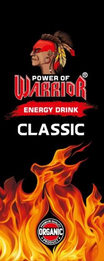 POWER OF WARRIOR ENERGY DRINK CLASSIC ORGANIC PREMIUM QUALITY PRODUCTPRODUCT