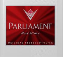 PARLIAMENT RED SLIMS ORIGINAL RECESSED TM FILTERFILTER