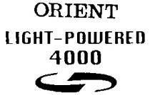 ORIENT LIGHT POWERED 4000