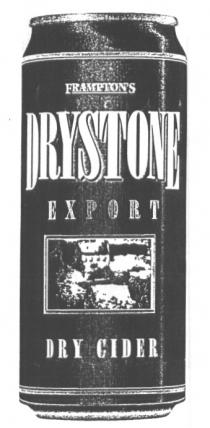 FRAMPTONS DRYSTONE EXPORT DRY CIDER FRAMPTON