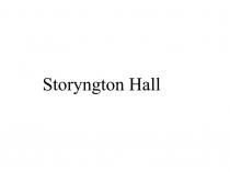 STORYNGTON HALLHALL