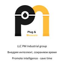 PLUG & MEASURE LLС PM INDUSTRIAL GROUP ВНЕДРЯЯ ИНТЕЛЛЕКТ СОХРАНЯЕМ ВРЕМЯ PROMOTE INTELLIGENCE - SAVE TIMETIME