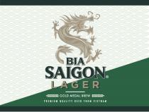 BIA SAIGON LAGER R GOLD MEDAL BREW PREMIUM QUALITY BEER FROM VIETNAMVIETNAM