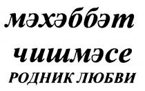МЭХЭББЭТ ЧИШМЭСЕ РОДНИК ЛЮБВИ