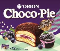 ORION CHOCO-PIE ЧЁРНАЯ СМОРОДИНА BLACK CURRANTЧEРНАЯ CURRANT