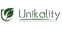 UNIKALITY UNIQUE RECIPES FROM ALL OVER THE WORLDWORLD