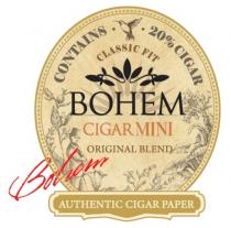 BOHEM CIGAR MINI ORIGINAL BLEND BOHEM AUTHENTIC CIGAR PAPER CONTAINS CIGAR CLASSIC FITFIT