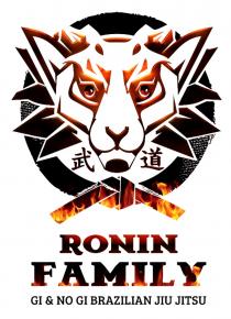 RONIN FAMILY GI & NO GI BRAZILIAN JIU JITSUJITSU