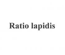 RATIO LAPIDISLAPIDIS