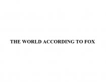 THE WORLD ACCORDING TO FOXFOX