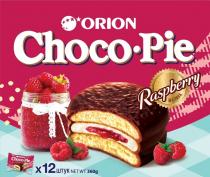 ORION CHOCO-PIE RASPBERRY МАЛИНАМАЛИНА