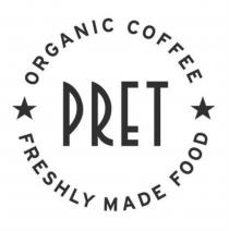 PRET ORGANIC COFFEE FRESHLY MADE FOODFOOD