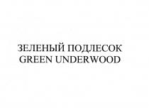 ЗЕЛЕНЫЙ ПОДЛЕСОК GREEN UNDERWOOD