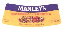 MANLEYS MANLEY MAYONESA TIPO EUROPEA