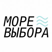 МОРЕ ВЫБОРАВЫБОРА