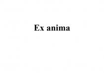 EX ANIMAANIMA